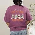 Are You Fall-O-Ween Directions Halloween TeacherGhost Book Women's Comfort Colors T-Shirt Back Print Berry Are You Fall-O-Ween Directions Halloween TeacherGhost Book Women's Comfort Colors T-Shirt Back Print Berry
