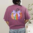 Fall Pumpkin Books Lover Halloween Teacher Teaching Staff Women's Comfort Colors T-Shirt Back Print Berry Fall Pumpkin Books Lover Halloween Teacher Teaching Staff Women's Comfort Colors T-Shirt Back Print Berry