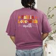 Fall Teacher Fall In Love With Math Math Thanksgiving Women's Comfort Colors T-Shirt Back Print Berry Fall Teacher Fall In Love With Math Math Thanksgiving Women's Comfort Colors T-Shirt Back Print Berry