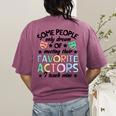 Favorite Actors Theater Drama Teacher Drama Teaching Women's Comfort Colors T-Shirt Back Print Berry Favorite Actors Theater Drama Teacher Drama Teaching Women's Comfort Colors T-Shirt Back Print Berry
