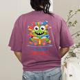 Feed The Reading Monster Halloween Teacher Women's Comfort Colors T-Shirt Back Print Berry Feed The Reading Monster Halloween Teacher Women's Comfort Colors T-Shirt Back Print Berry
