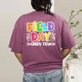 Field Day Green Team For Teacher Kids Field Day Games Women's Comfort Colors T-Shirt Back Print Berry