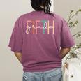 Fifth Grade Girls Boys Teacher Team 5th Grade Squad Women's Comfort Colors T-Shirt Back Print Berry Fifth Grade Girls Boys Teacher Team 5th Grade Squad Women's Comfort Colors T-Shirt Back Print Berry