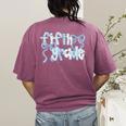 Fifth Grade Team Coquette Bow 5th Grade Teacher Girl Kid Women's Comfort Colors T-Shirt Back Print Berry Fifth Grade Team Coquette Bow 5th Grade Teacher Girl Kid Women's Comfort Colors T-Shirt Back Print Berry