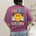 Fifth Grade Team Teachers Boys Girls Retro Smile 5th Grade Women's Comfort Colors T-Shirt Back Print Berry Fifth Grade Team Teachers Boys Girls Retro Smile 5th Grade Women's Comfort Colors T-Shirt Back Print Berry