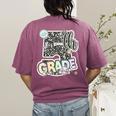 First Day Of Fifth Grade Composition Notebook Teacher Women's Comfort Colors T-Shirt Back Print Berry