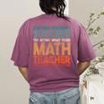 If At First You Don't Succeed Try Doing Math Teacher Women's Comfort Colors T-Shirt Back Print Berry If At First You Don't Succeed Try Doing Math Teacher Women's Comfort Colors T-Shirt Back Print Berry