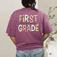 First Grade Dream Team 1st Grade Teacher First Day Of School Women's Comfort Colors T-Shirt Back Print Berry First Grade Dream Team 1st Grade Teacher First Day Of School Women's Comfort Colors T-Shirt Back Print Berry