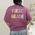 First Grade Dream Team Back To School 1st Grade Teacher Women's Comfort Colors T-Shirt Back Print Berry First Grade Dream Team Back To School 1st Grade Teacher Women's Comfort Colors T-Shirt Back Print Berry