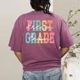 First Grade Dream Team Back To School 1st Grade Teacher Women's Comfort Colors T-Shirt Back Print Berry First Grade Dream Team Back To School 1st Grade Teacher Women's Comfort Colors T-Shirt Back Print Berry