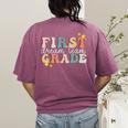 First Grade Dream Team First Day Of 1st Grade Teachers For Men Women Women's Comfort Colors T-Shirt Back Print Berry First Grade Dream Team First Day Of 1st Grade Teachers For Men Women Women's Comfort Colors T-Shirt Back Print Berry