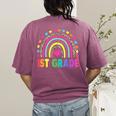First Grade Rainbow Girls Boys Teacher Team 1st Grade Squad Women's Comfort Colors T-Shirt Back Print Berry First Grade Rainbow Girls Boys Teacher Team 1st Grade Squad Women's Comfort Colors T-Shirt Back Print Berry