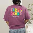 First Grade Team Teacher Back To School 1st Grade Squad Kids Women's Comfort Colors T-Shirt Back Print Berry First Grade Team Teacher Back To School 1st Grade Squad Kids Women's Comfort Colors T-Shirt Back Print Berry