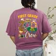 First Grade Zoo Field Trip Squad Matching Teacher Students Women's Comfort Colors T-Shirt Back Print Berry First Grade Zoo Field Trip Squad Matching Teacher Students Women's Comfort Colors T-Shirt Back Print Berry