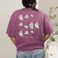 Fractions Math Teacher Ghost Math Halloween Humorous Women's Comfort Colors T-Shirt Back Print Berry Fractions Math Teacher Ghost Math Halloween Humorous Women's Comfort Colors T-Shirt Back Print Berry