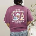 Fueled By Mitochondria Coffee Science Teacher Student Women's Comfort Colors T-Shirt Back Print Berry Fueled By Mitochondria Coffee Science Teacher Student Women's Comfort Colors T-Shirt Back Print Berry