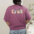 Ghost Book Reading Books Lover Teacher Happy Halloween Women's Comfort Colors T-Shirt Back Print Berry Ghost Book Reading Books Lover Teacher Happy Halloween Women's Comfort Colors T-Shirt Back Print Berry