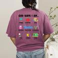 God Says Im Teacher Christian Back To School Religious Women's Comfort Colors T-Shirt Back Print Berry God Says Im Teacher Christian Back To School Religious Women's Comfort Colors T-Shirt Back Print Berry
