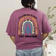 Good Day To Teach Tiny Musicians Piano Music Teacher Women Women's Comfort Colors T-Shirt Back Print Berry
