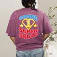 Grade 1 Super Squad Superhero Teacher Team Women's Comfort Colors T-Shirt Back Print Berry Grade 1 Super Squad Superhero Teacher Team Women's Comfort Colors T-Shirt Back Print Berry
