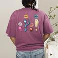 Grammar Teacher Punctuation For English Teacher Men Women Women's Comfort Colors T-Shirt Back Print Berry