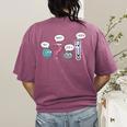 Grammar TeacherWait What Stop It I Agree Women's Comfort Colors T-Shirt Back Print Berry