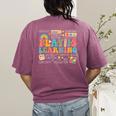 Groovy Play Is Learning Kindergarten Teacher Appreciation Women's Comfort Colors T-Shirt Back Print Berry
