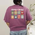 Groovy Teaching Is My Jam Teacher Appreciation Women's Comfort Colors T-Shirt Back Print Berry Groovy Teaching Is My Jam Teacher Appreciation Women's Comfort Colors T-Shirt Back Print Berry