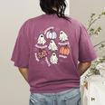 Halloween Advocate Heat Transfers Special Education Teacher Men Women Women's Comfort Colors T-Shirt Back Print Berry
