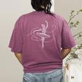 Halloween Ballet Mummy Ballerina Spooky Dance Teacher Women Women's Comfort Colors T-Shirt Back Print Berry Halloween Ballet Mummy Ballerina Spooky Dance Teacher Women Women's Comfort Colors T-Shirt Back Print Berry
