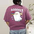 Halloween Books Librarian English Teacher Reader Reading Women's Comfort Colors T-Shirt Back Print Berry Halloween Books Librarian English Teacher Reader Reading Women's Comfort Colors T-Shirt Back Print Berry