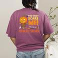 Halloween You Can't Scare Toddler Teacher For Men Women Women's Comfort Colors T-Shirt Back Print Berry Halloween You Can't Scare Toddler Teacher For Men Women Women's Comfort Colors T-Shirt Back Print Berry