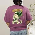 Halloween Costume Haunted By 67 Ghost Math Teacher Professor Women's Comfort Colors T-Shirt Back Print Berry Halloween Costume Haunted By 67 Ghost Math Teacher Professor Women's Comfort Colors T-Shirt Back Print Berry