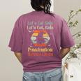Halloween Lets Eat Kids English Teacher Costume Women Women's Comfort Colors T-Shirt Back Print Berry Halloween Lets Eat Kids English Teacher Costume Women Women's Comfort Colors T-Shirt Back Print Berry