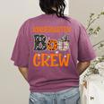 Halloween Kindergarten Boo Crew Kinder Teacher Student Women's Comfort Colors T-Shirt Back Print Berry Halloween Kindergarten Boo Crew Kinder Teacher Student Women's Comfort Colors T-Shirt Back Print Berry
