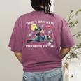 Halloween There's Room On My Broom For You Too Teacher Women's Comfort Colors T-Shirt Back Print Berry Halloween There's Room On My Broom For You Too Teacher Women's Comfort Colors T-Shirt Back Print Berry
