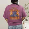 Halloween Scary Physics Teacher No Costume Required Women Women's Comfort Colors T-Shirt Back Print Berry Halloween Scary Physics Teacher No Costume Required Women Women's Comfort Colors T-Shirt Back Print Berry