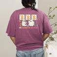 Halloween Science Teacher Boo Ghost The Element Of Surprise Women's Comfort Colors T-Shirt Back Print Berry Halloween Science Teacher Boo Ghost The Element Of Surprise Women's Comfort Colors T-Shirt Back Print Berry