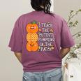 Halloween Teacher Shirt I Teach The Cutest Pumpkins In Patch Men Women Kids Women's Comfort Colors T-Shirt Back Print Berry