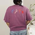 Halloween Teacher Shirts Fall Pumpkin Fall Book Shirt Women's Comfort Colors T-Shirt Back Print Berry