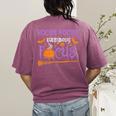 Halloween Teacher Or Student Hocus Pocus Everybody Focus For Men Women Kids Women's Comfort Colors T-Shirt Back Print Berry