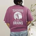 Halloween Teacher Tshirts Zombie Teachers Love Brains Women's Comfort Colors T-Shirt Back Print Berry Halloween Teacher Tshirts Zombie Teachers Love Brains Women's Comfort Colors T-Shirt Back Print Berry