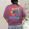 Happy 100th Day Of School Teacher Student 100 Days Tie Dye Men Women Kids Women's Comfort Colors T-Shirt Back Print Berry Happy 100th Day Of School Teacher Student 100 Days Tie Dye Men Women Kids Women's Comfort Colors T-Shirt Back Print Berry
