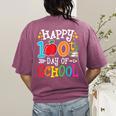 Happy 100th Day Of School Teachers 100 Days Of School Kids Women's Comfort Colors T-Shirt Back Print Berry Happy 100th Day Of School Teachers 100 Days Of School Kids Women's Comfort Colors T-Shirt Back Print Berry