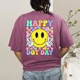 Happy Dot Day Shirts Teacher Student Girls Kids Smile Face Women's Comfort Colors T-Shirt Back Print Berry Happy Dot Day Shirts Teacher Student Girls Kids Smile Face Women's Comfort Colors T-Shirt Back Print Berry