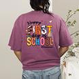 Happy First Day Of School PE Teacher Life Back To School Women's Comfort Colors T-Shirt Back Print Berry Happy First Day Of School PE Teacher Life Back To School Women's Comfort Colors T-Shirt Back Print Berry