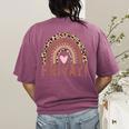 Happy Fri-Yay Friday Lovers Fun Teacher Leopard Rainbow Men Women Girls Kids Women's Comfort Colors T-Shirt Back Print Berry Happy Fri-Yay Friday Lovers Fun Teacher Leopard Rainbow Men Women Girls Kids Women's Comfort Colors T-Shirt Back Print Berry