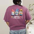 Happy Fri-Yay Teacher Fry Yay Friday Weekend Fri-Yay Women's Comfort Colors T-Shirt Back Print Berry Happy Fri-Yay Teacher Fry Yay Friday Weekend Fri-Yay Women's Comfort Colors T-Shirt Back Print Berry