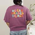 We Can Do Hard Things Teacher Back To School Teacher Student Women's Comfort Colors T-Shirt Back Print Berry We Can Do Hard Things Teacher Back To School Teacher Student Women's Comfort Colors T-Shirt Back Print Berry