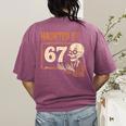 Haunted By 67 Halloween 67 Meme Six Seven Teacher Women's Comfort Colors T-Shirt Back Print Berry Haunted By 67 Halloween 67 Meme Six Seven Teacher Women's Comfort Colors T-Shirt Back Print Berry